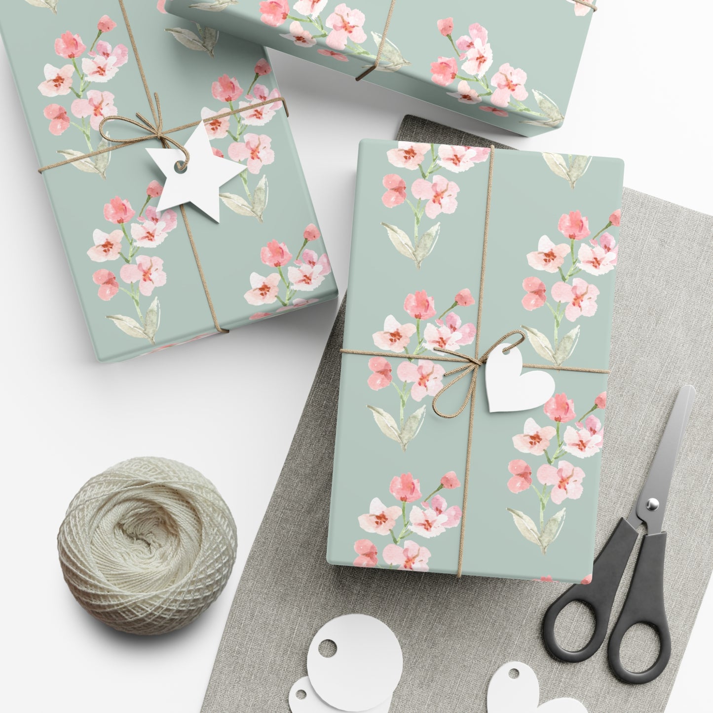 Blooming Grace Floral Wrapping Paper