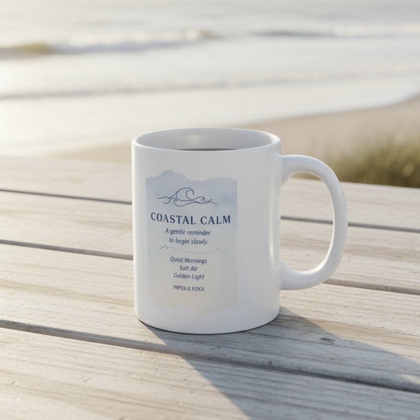 Coastal Calm Ceramic Mug