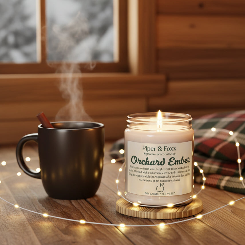 Orchard Ember Scented Soy Candle