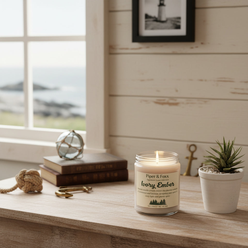 Ivory Ember Soy Candle