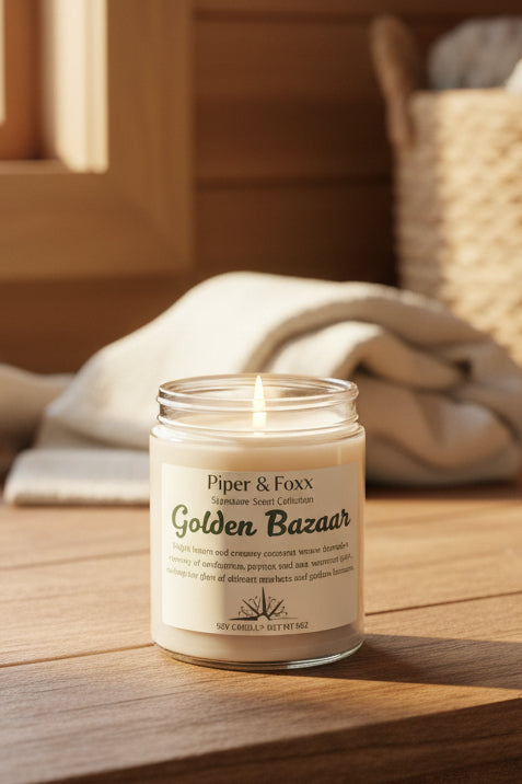 Golden Bazaar Scented Soy Candle