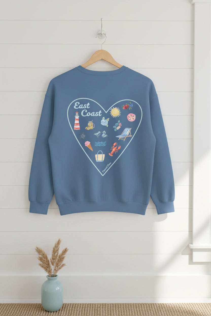 East Coast Heart Sweatshirt