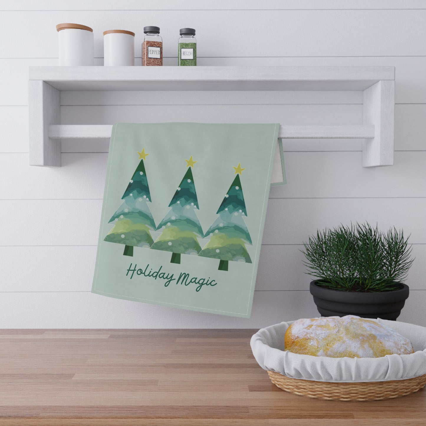 Holiday Magic Tea Towel