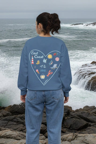 East Coast Heart Sweatshirt