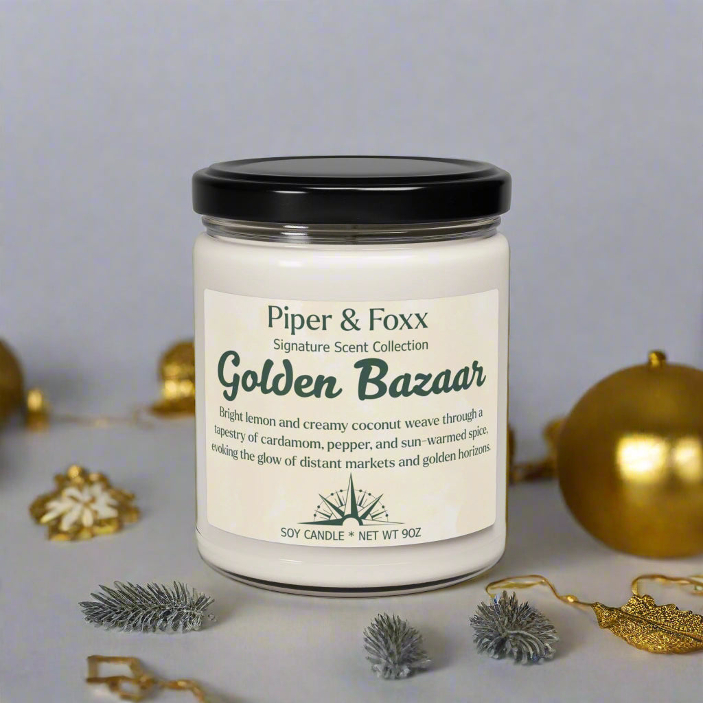 Golden Bazaar Scented Soy Candle