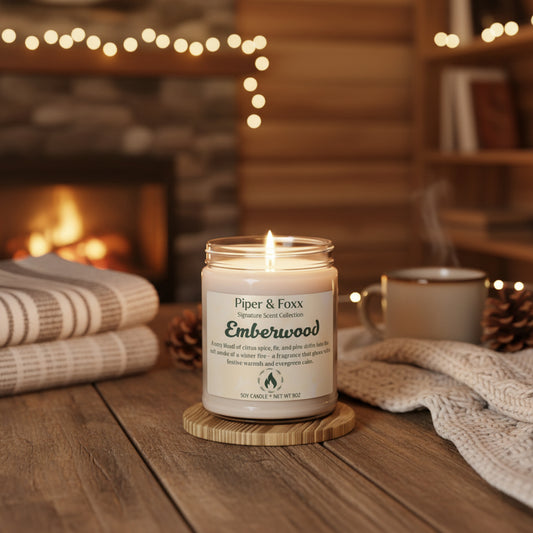 Emberwood Scented Soy Candle