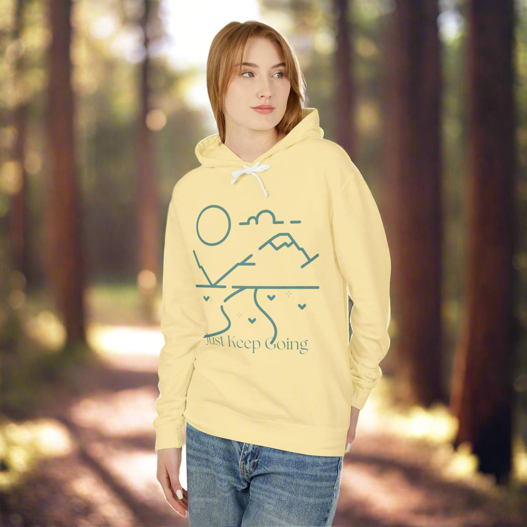 Just Keep Going Lightweight Hoodie – Road to the Rising Sun