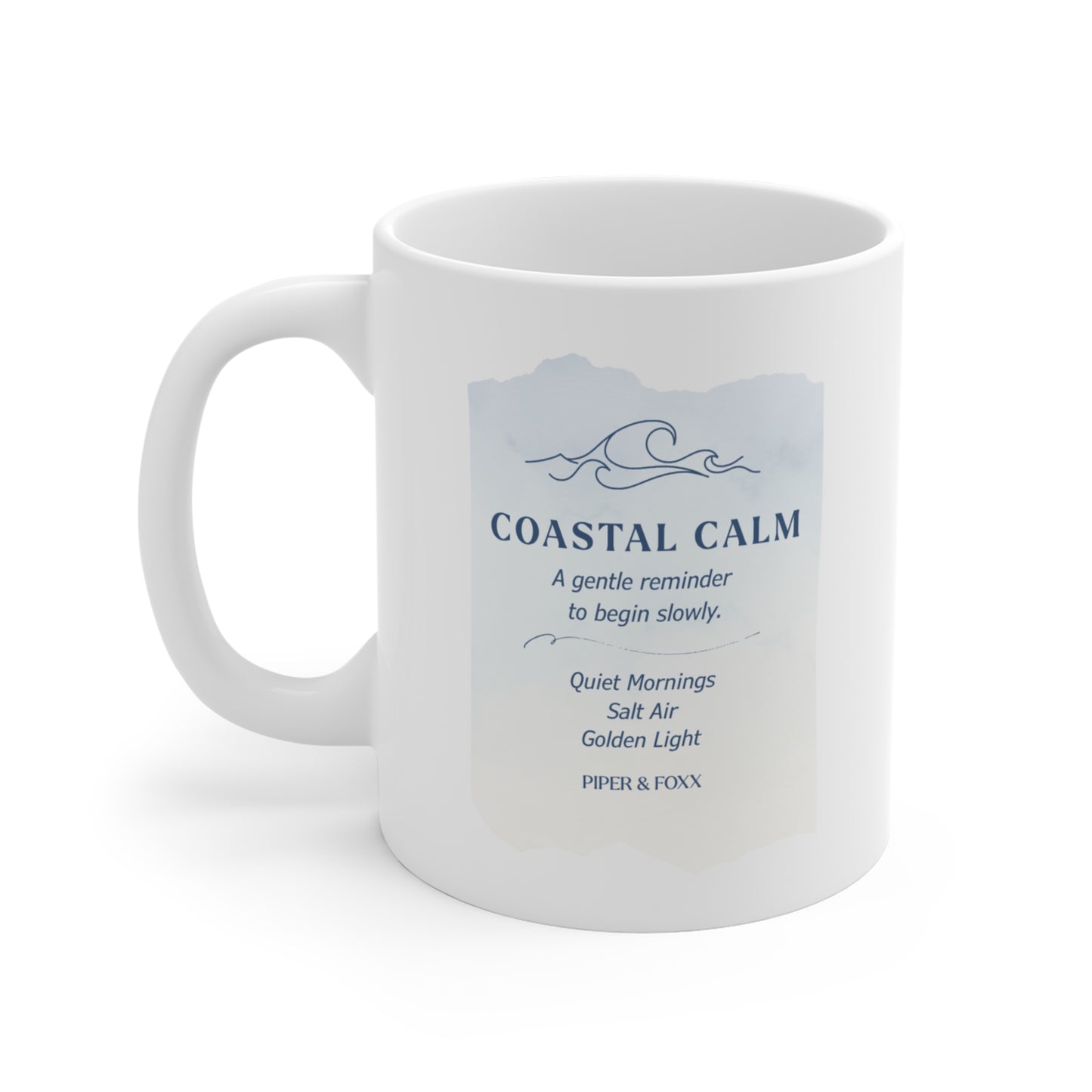 Coastal Calm Ceramic Mug