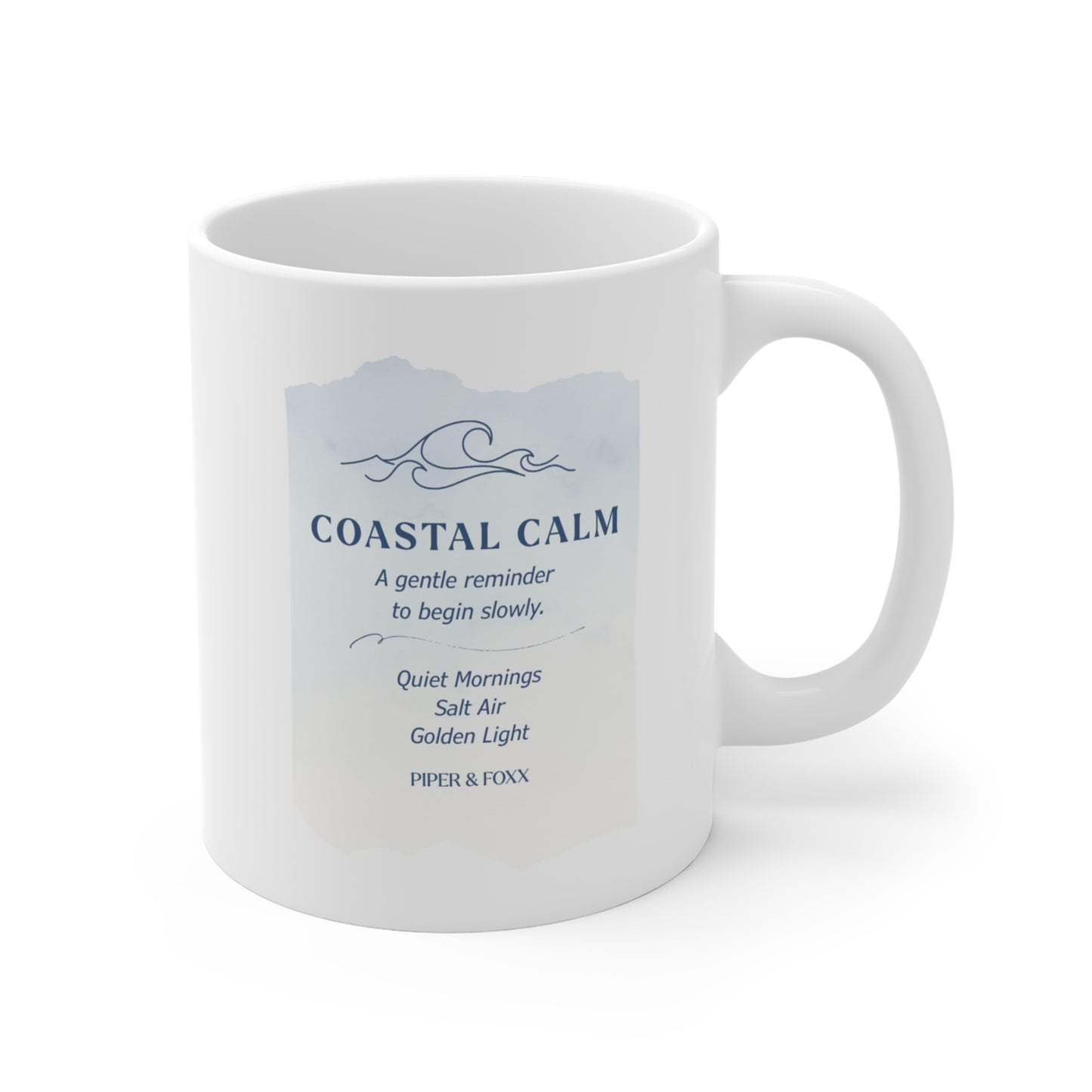 Coastal Calm Ceramic Mug