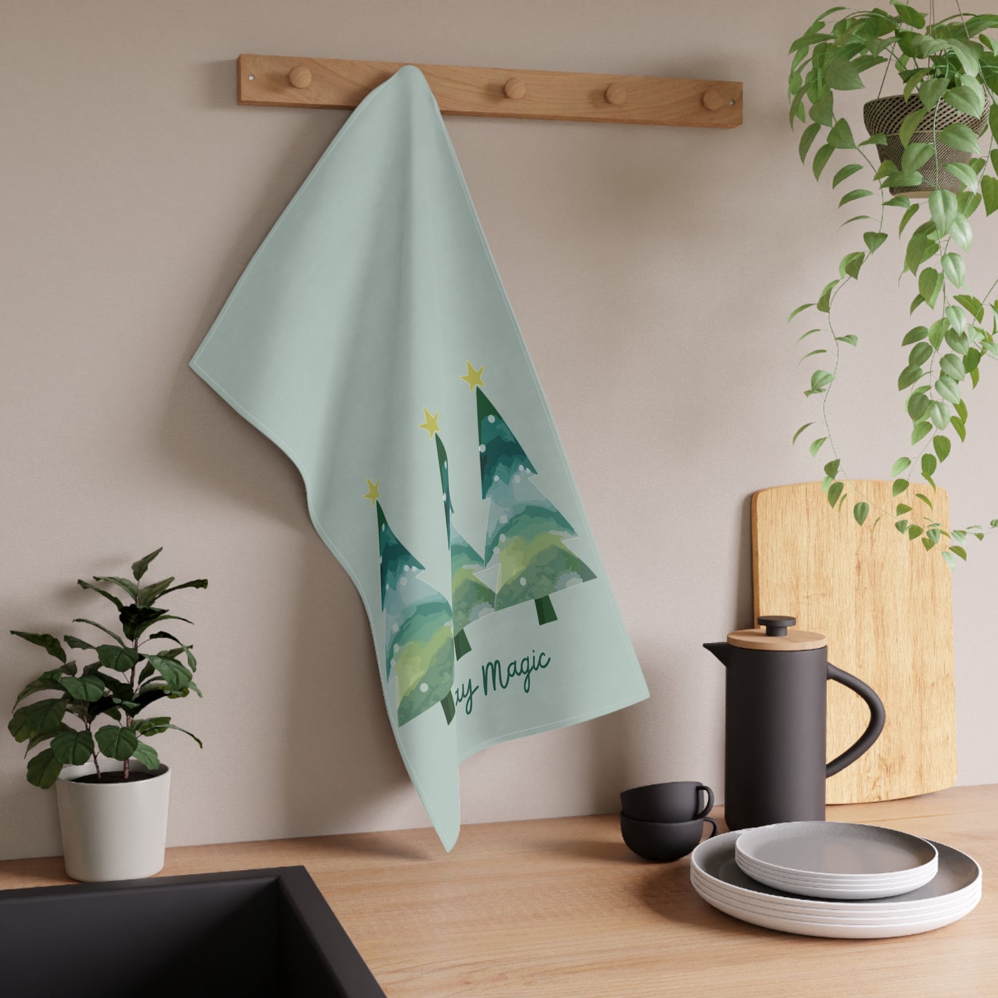 Holiday Magic Tea Towel