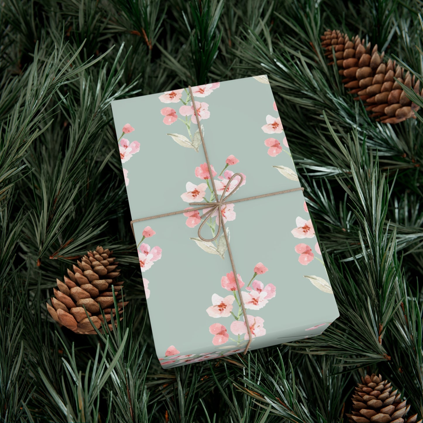 Blooming Grace Floral Wrapping Paper