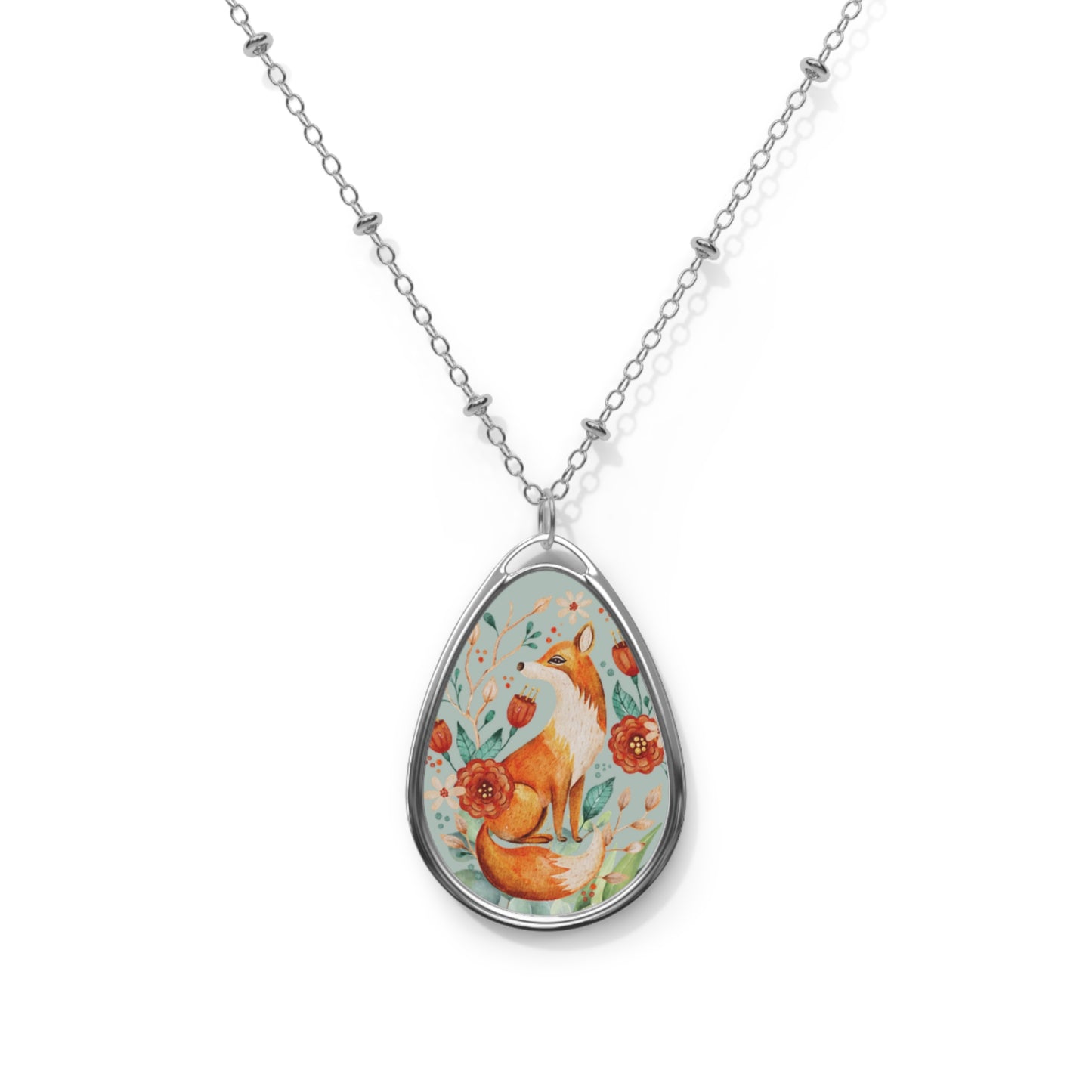 Woodland Fox Pendant Necklace