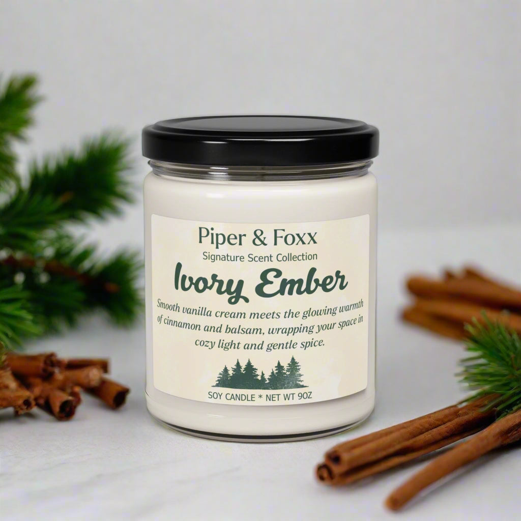Ivory Ember Soy Candle