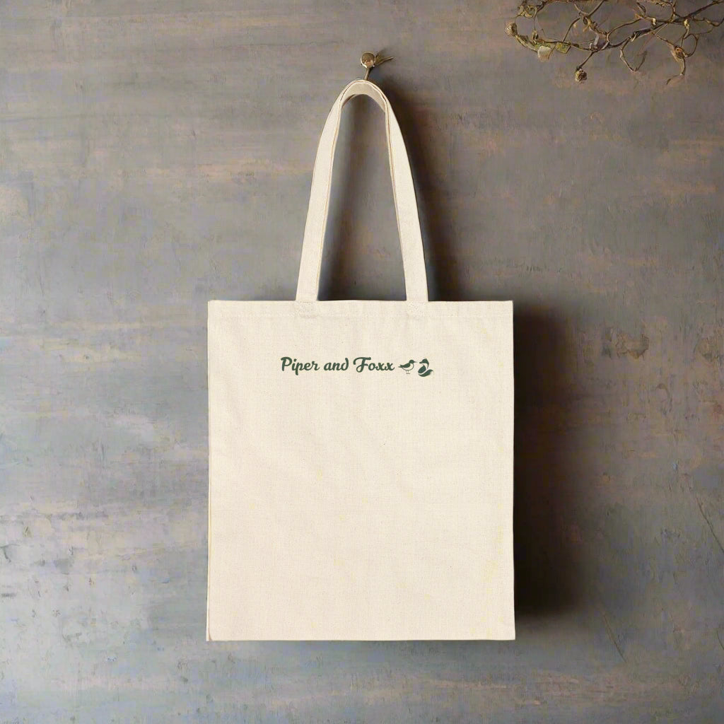 Fox and Blooms Tote Bag