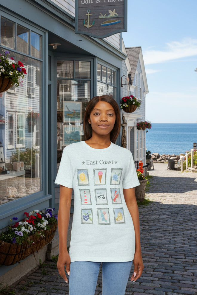 East Coast Stamp Collection Tee