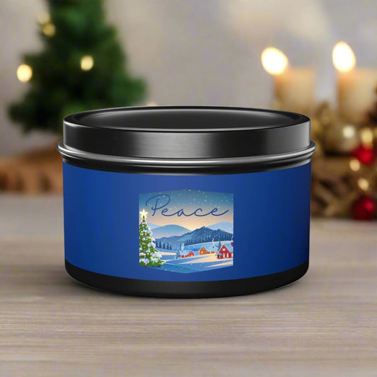 Peace Tin Travel Candle