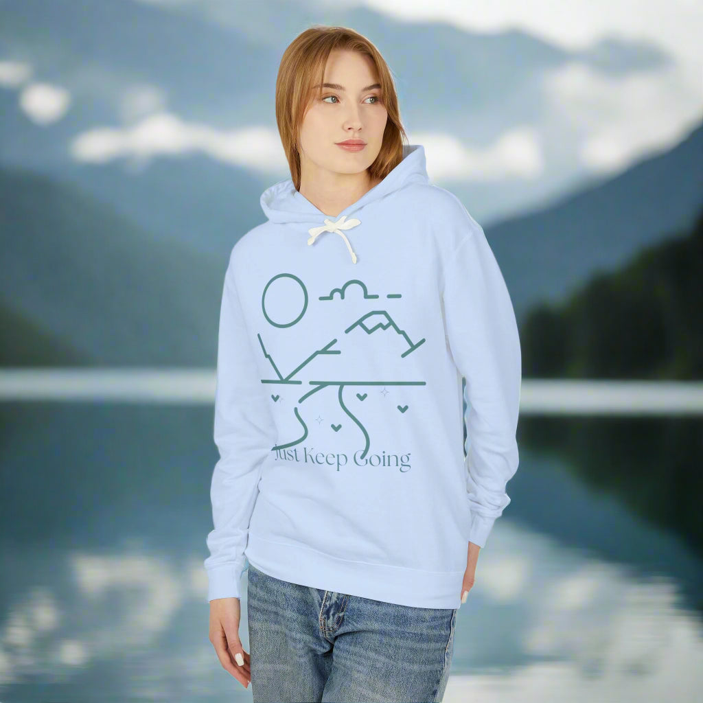 Just Keep Going Lightweight Hoodie – Road to the Rising Sun