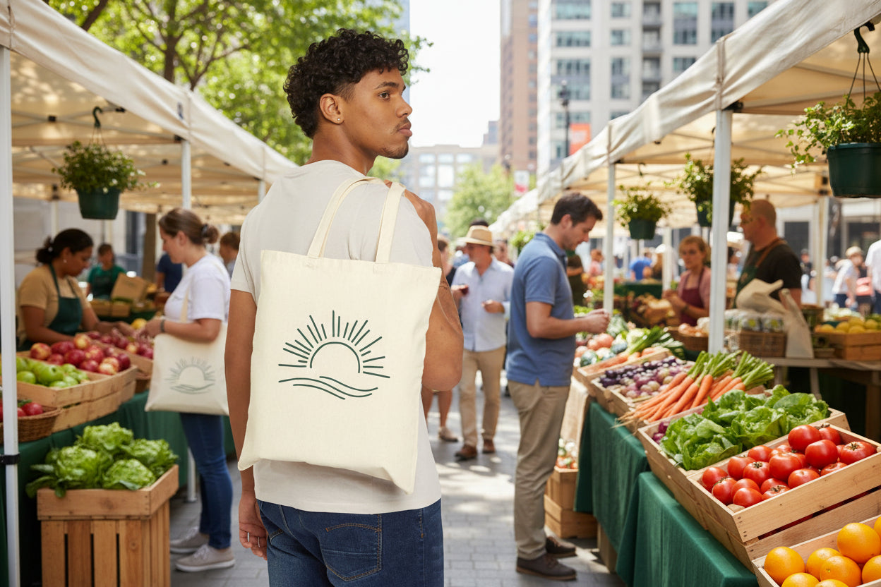 Sunrise Canvas Tote Bag