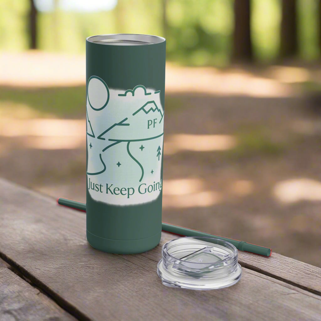 Just Keep Going – 20 oz Tumbler with Straw