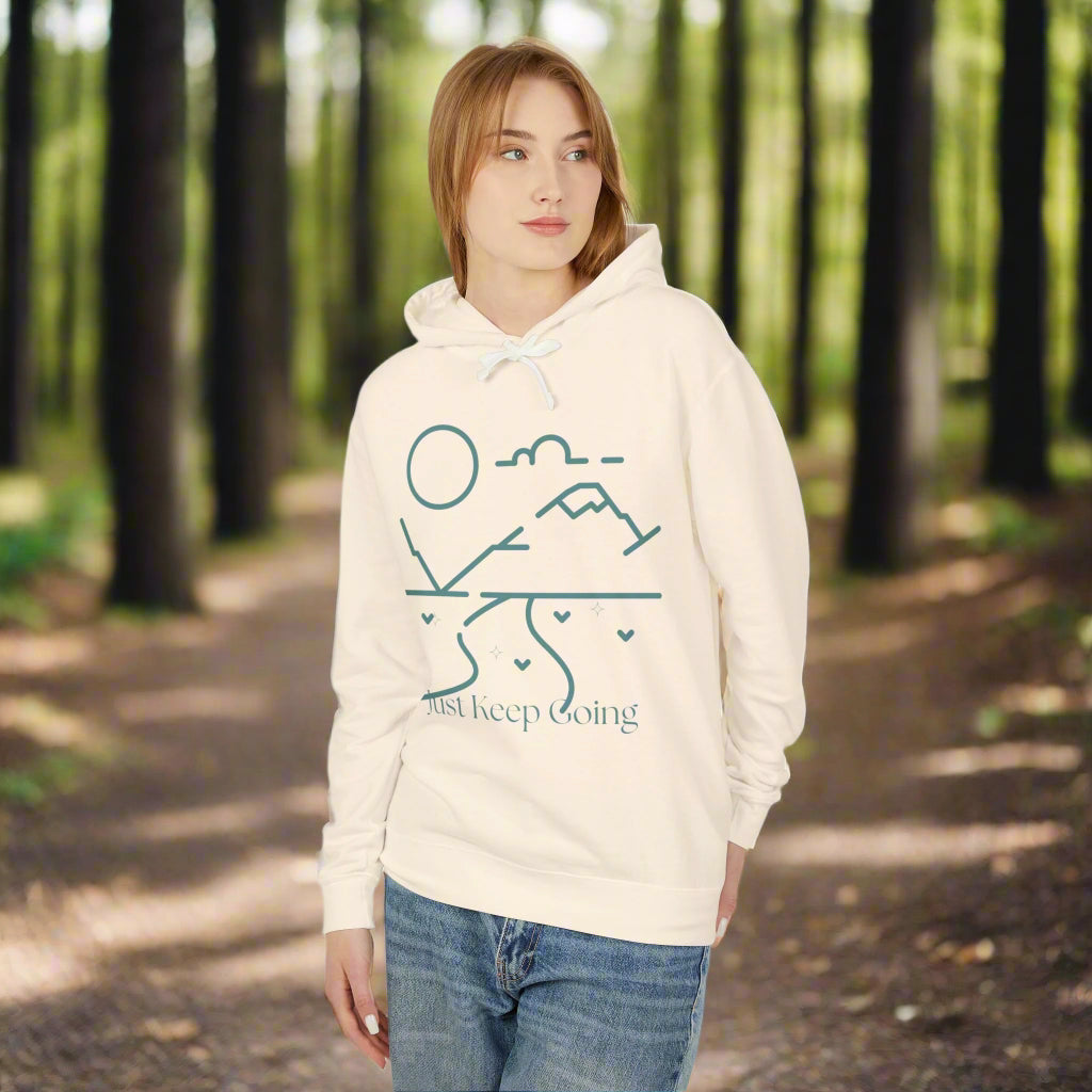 Just Keep Going Lightweight Hoodie – Road to the Rising Sun
