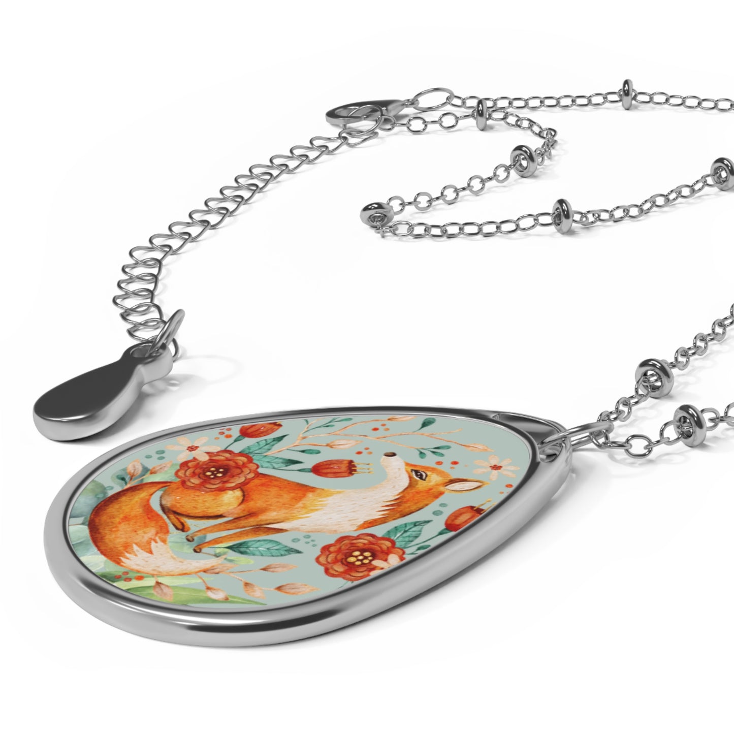 Woodland Fox Pendant Necklace