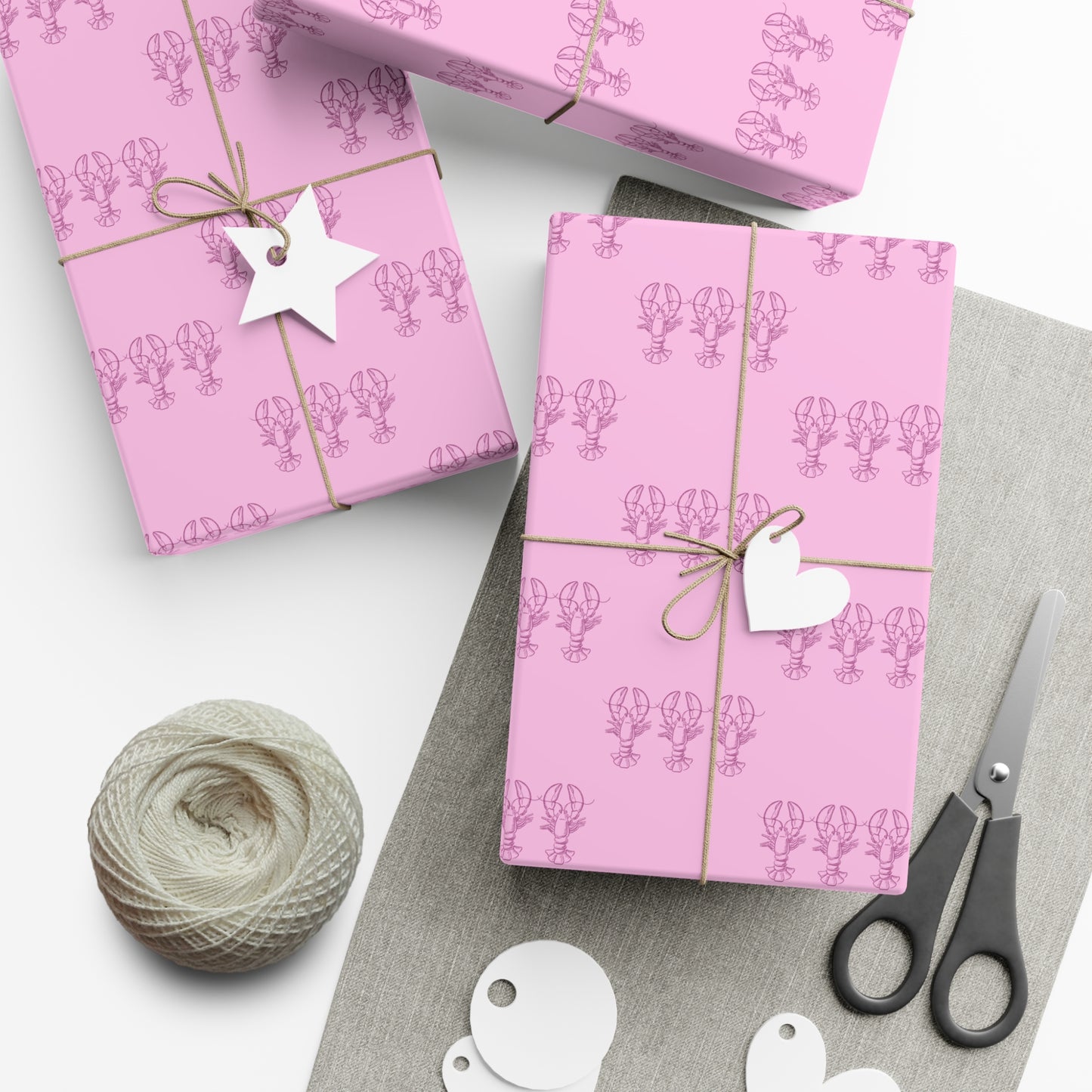Purple Lobster Wrapping Paper
