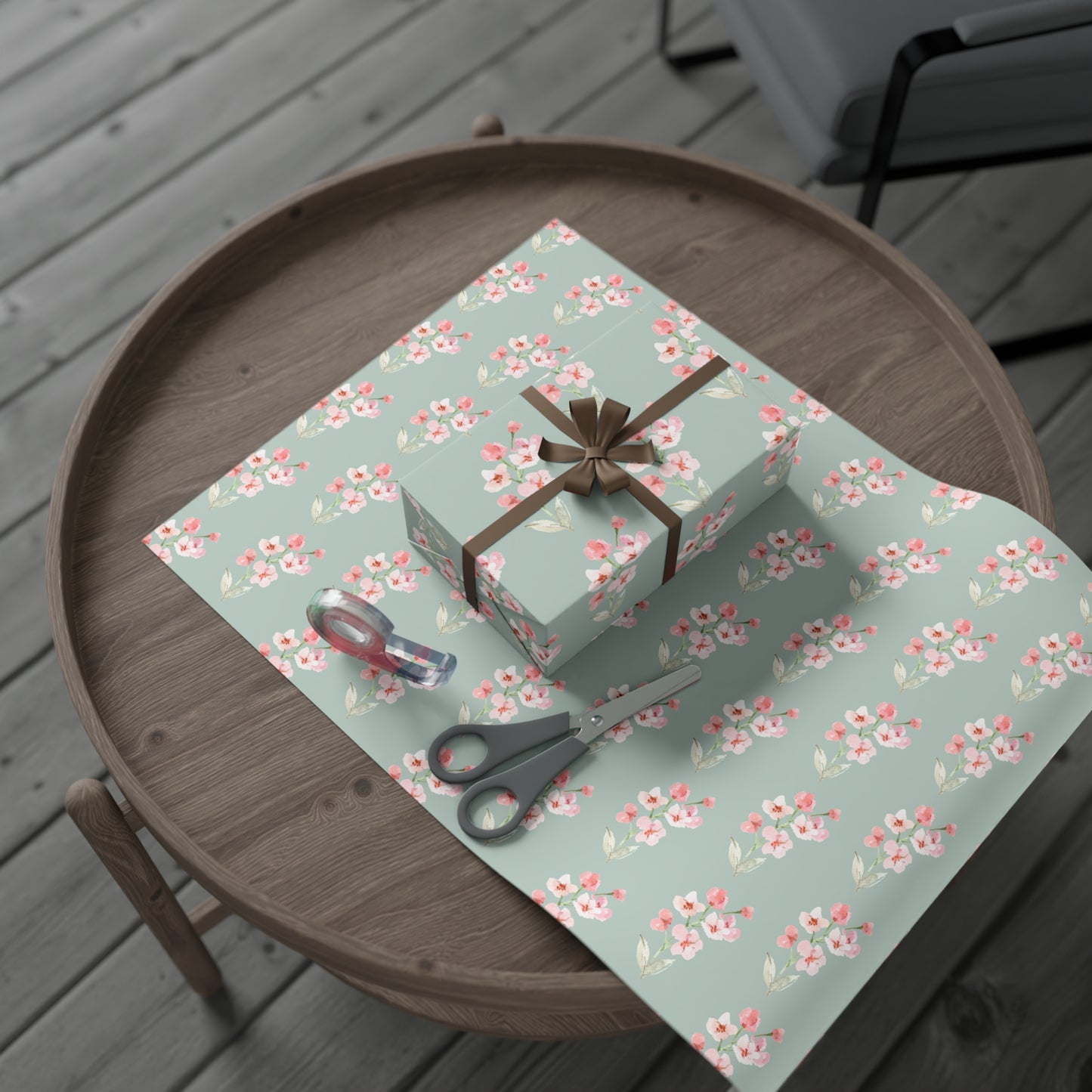 Blooming Grace Floral Wrapping Paper