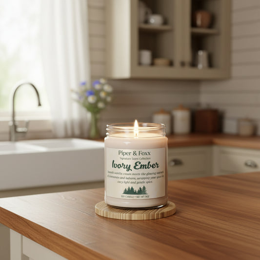 Ivory Ember Soy Candle