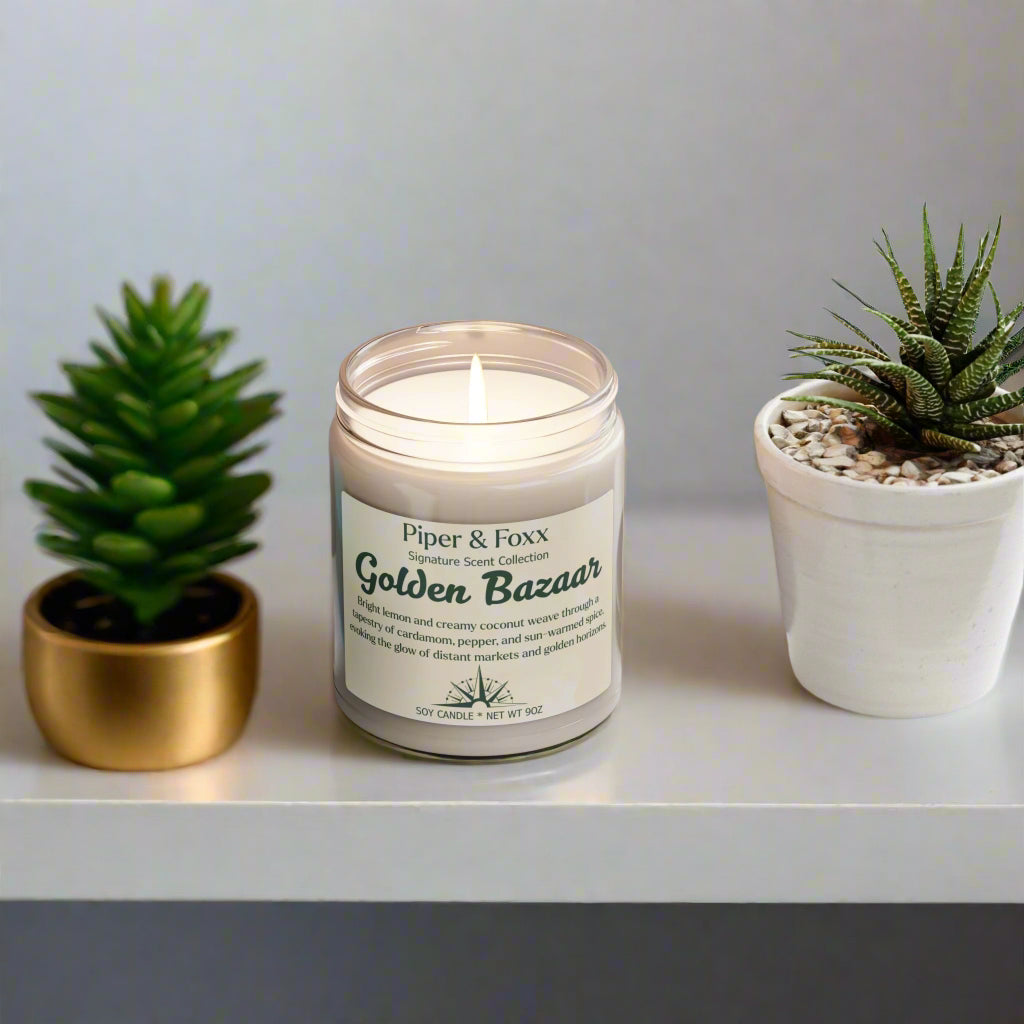 Golden Bazaar Scented Soy Candle