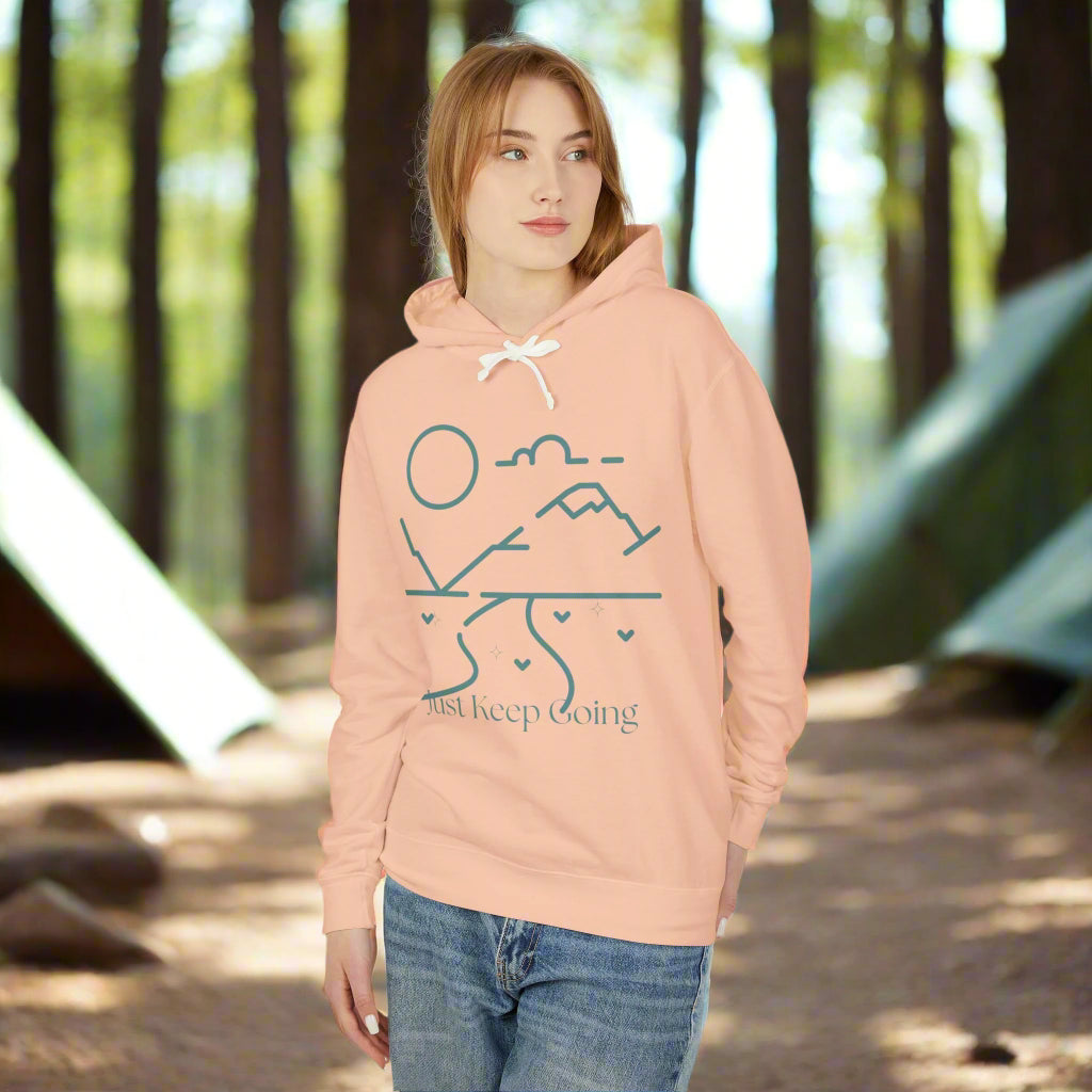 Just Keep Going Lightweight Hoodie – Road to the Rising Sun