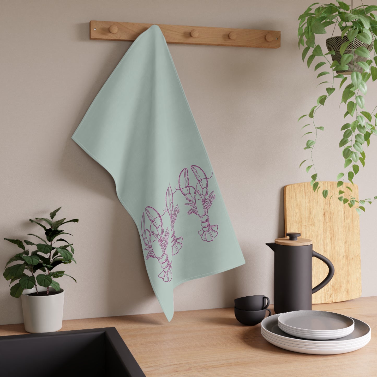 Charming Lobster Tea Towel