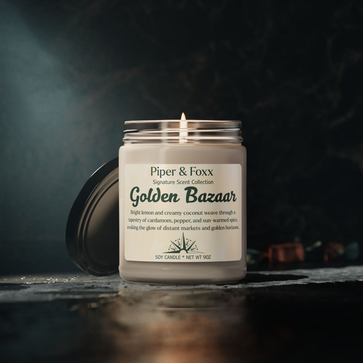 Golden Bazaar Scented Soy Candle