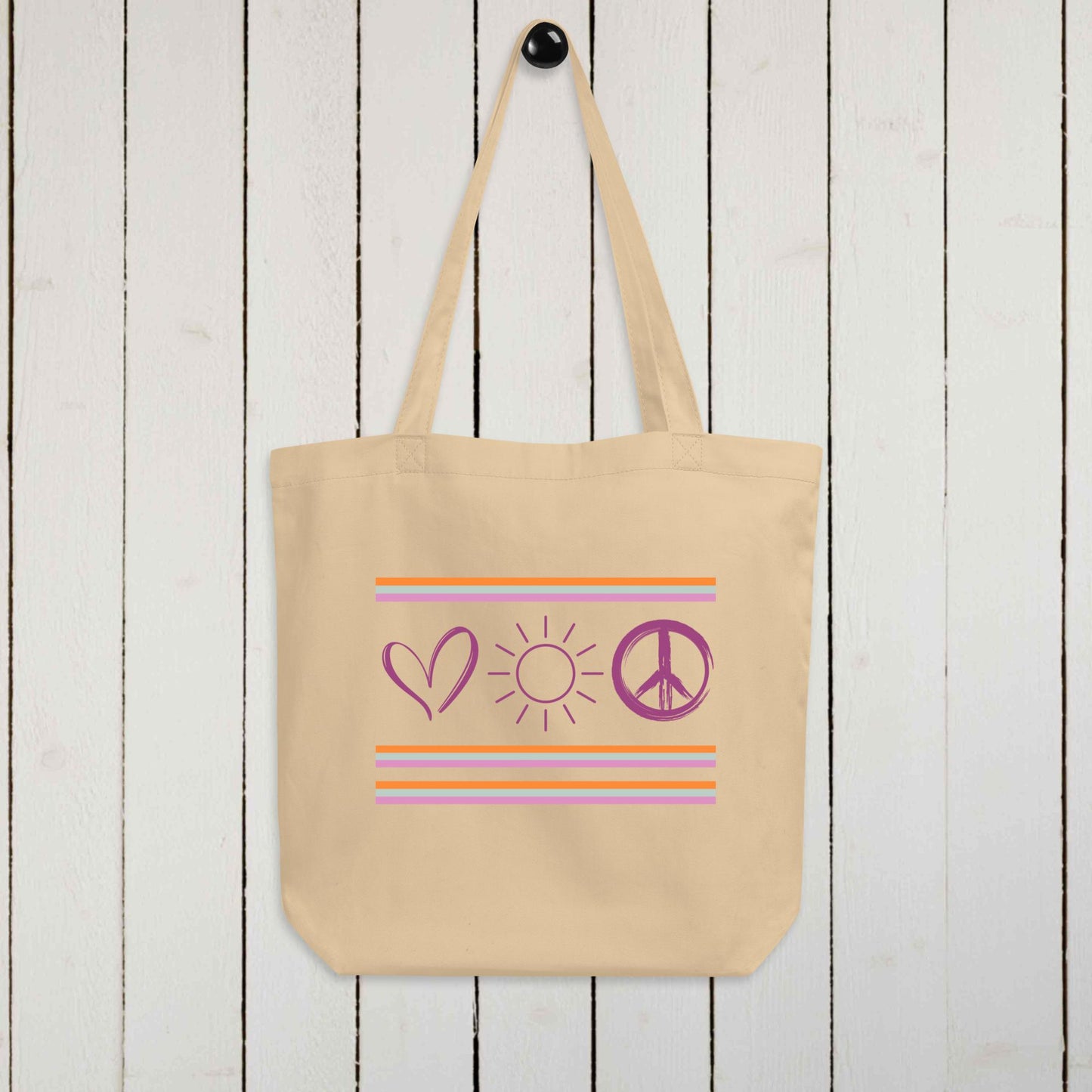 Love, Sun, Peace Tote Bag