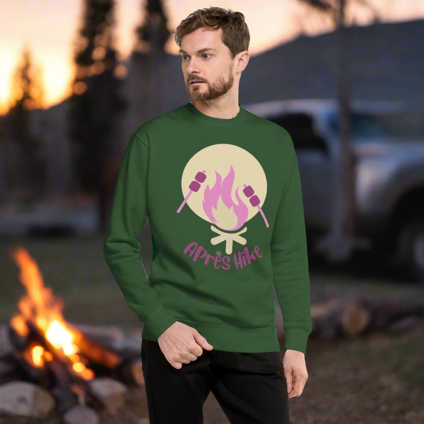 Apres Hike Unisex Crew Neck Sweatshirt