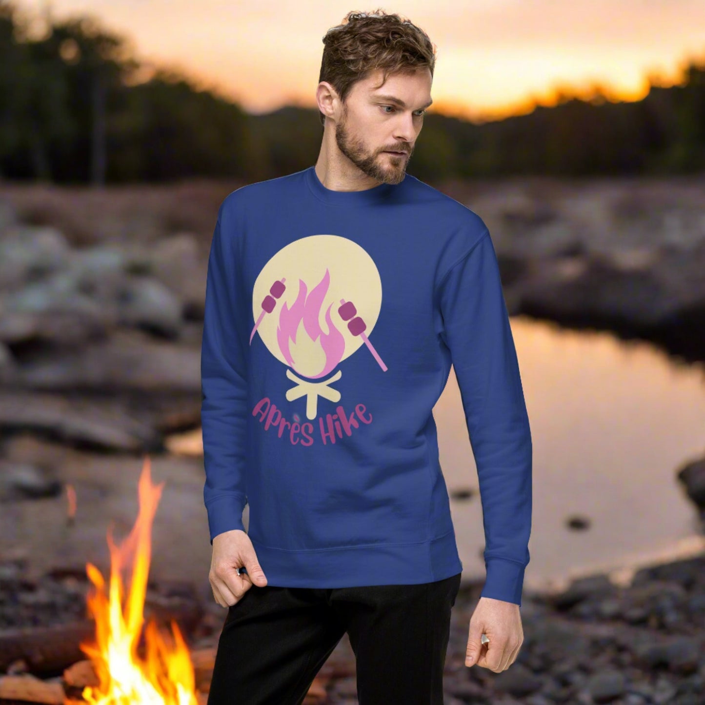 Apres Hike Unisex Crew Neck Sweatshirt