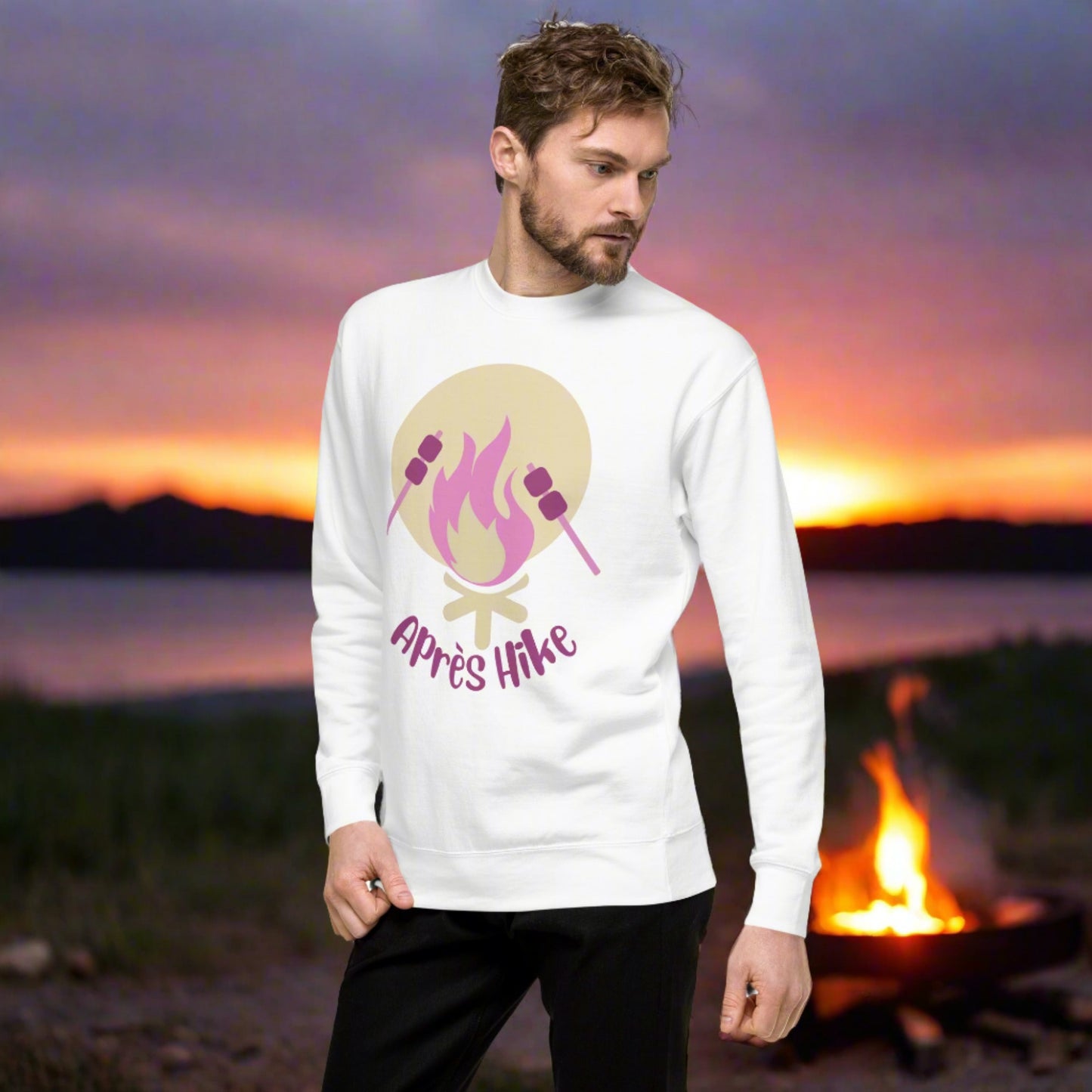 Apres Hike Unisex Crew Neck Sweatshirt