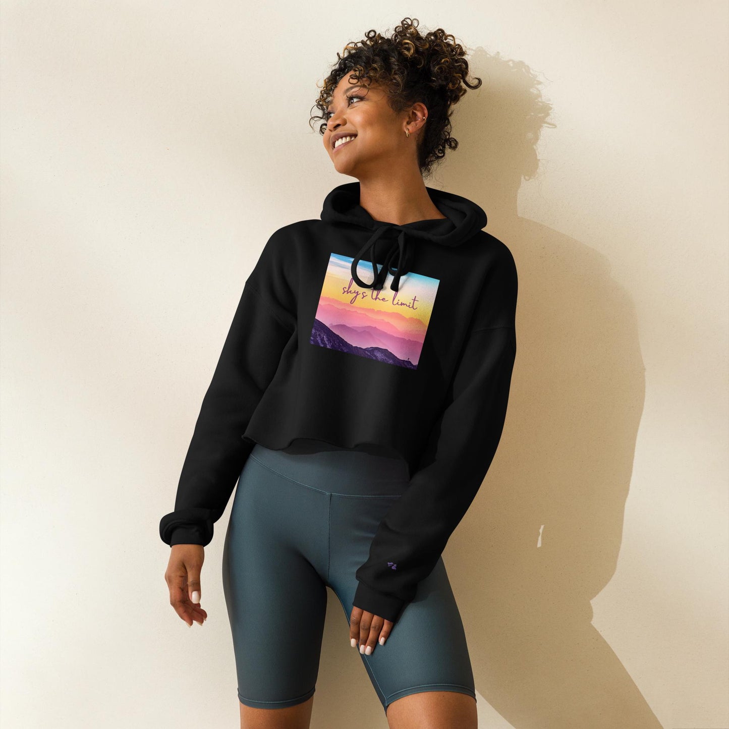 Sky's the Limit Cropped Hoodie