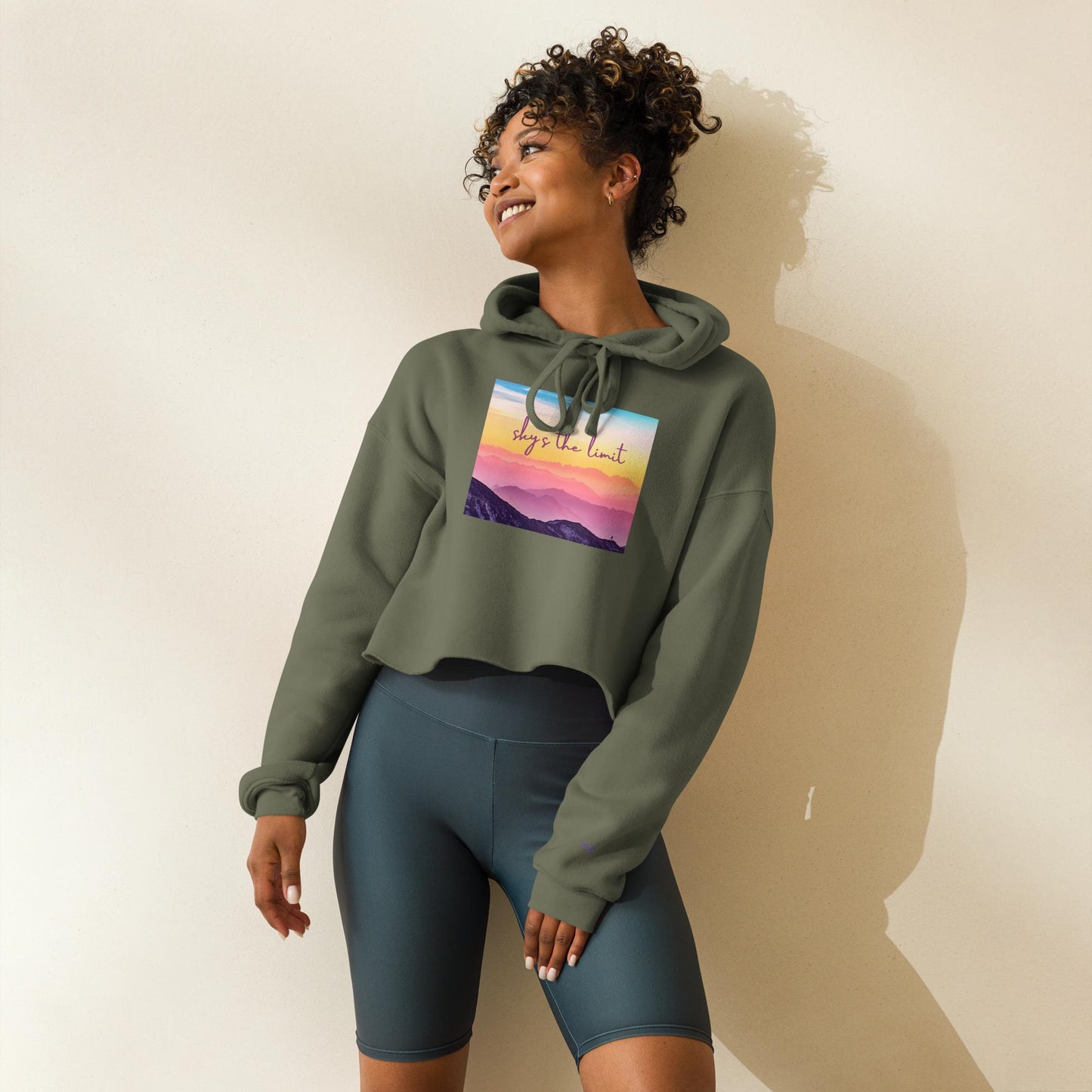 Sky's the Limit Cropped Hoodie