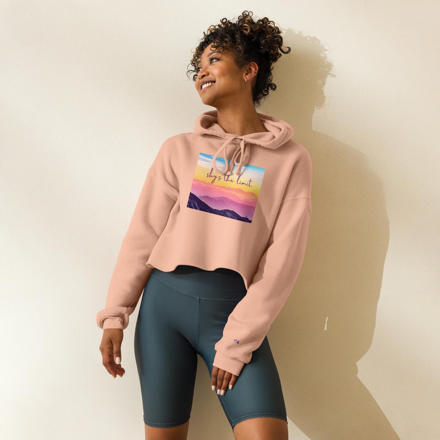 Sky's the Limit Cropped Hoodie