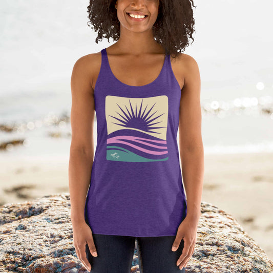 Women's Sunburst Racerback Tank